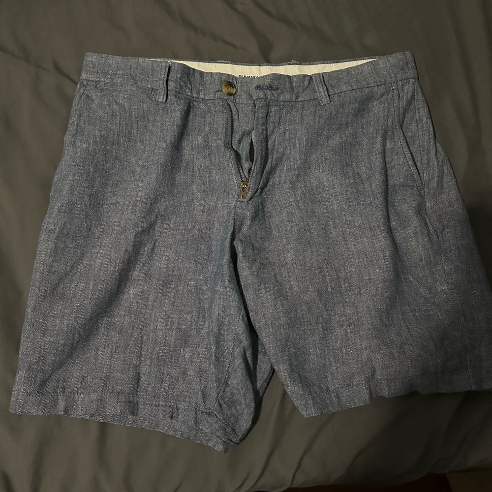 Old Navy Men’s Linen-Blend shorts, slim fit, waist 31